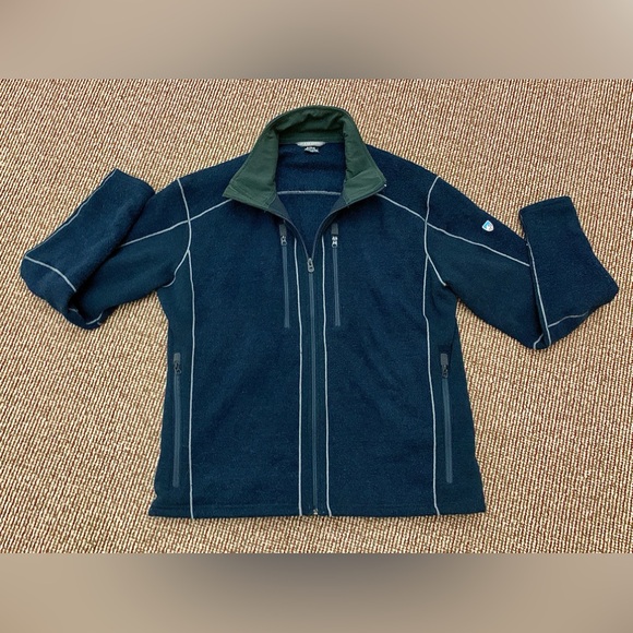 Men’s XXL Kuhl Interceptr Full Zip Technical Hybrid Fleece Sweater Jacket - Picture 6 of 14